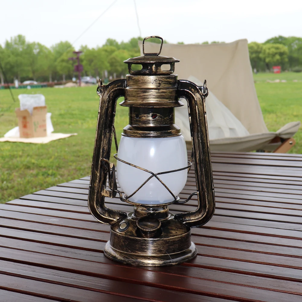 

Светодиодный лампа для кемпинга в стиле ретро, Подвесная лампа для палатки, водонепроницаемые, с регулируемой яркостью, освещение для кемпинга, фонарь для экстренного освещения для улицы