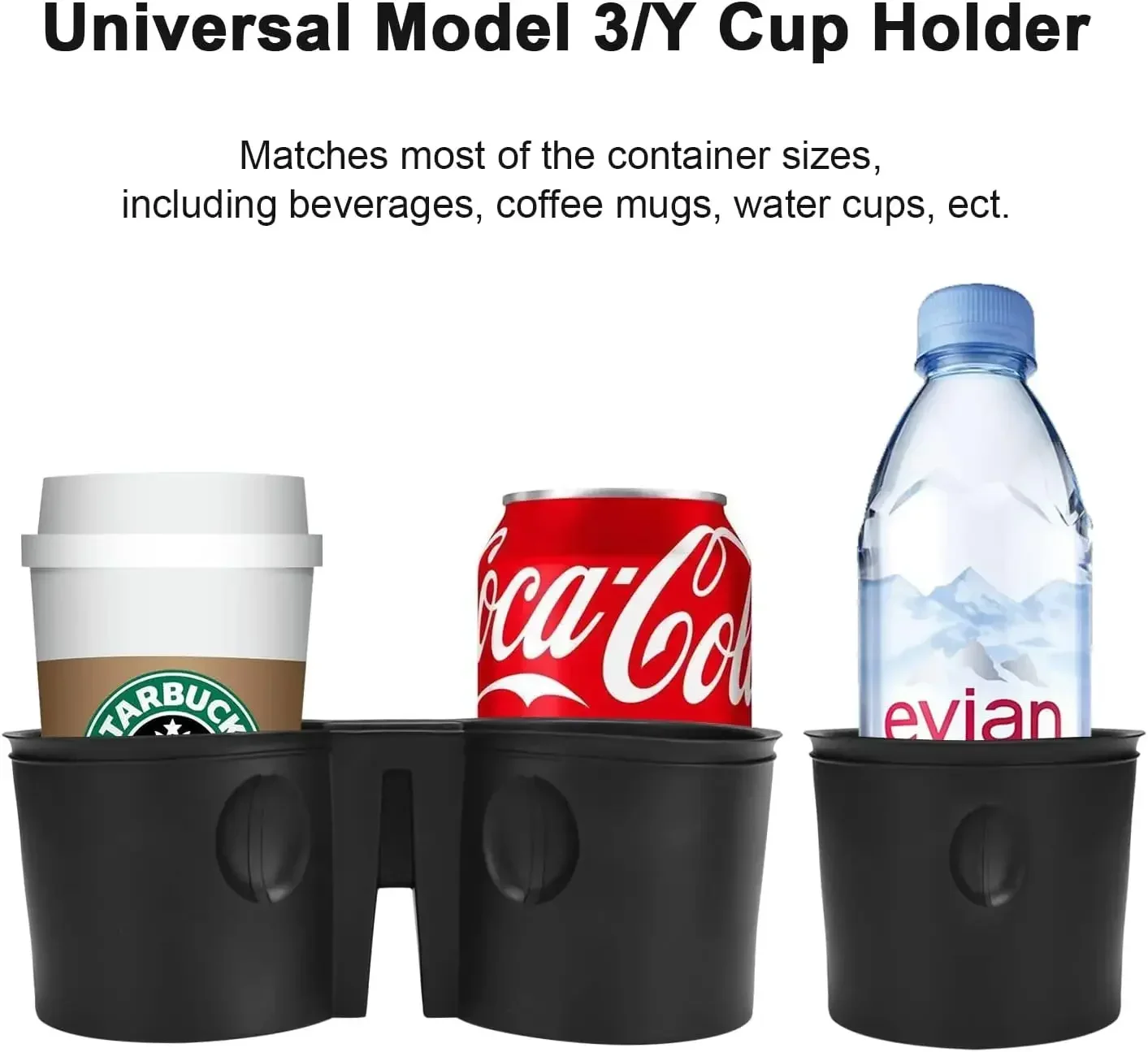 For Tesla Model 3/Y/3 Highland 2024/Y Juniper 2025 Central Control Water Cup Limiter Fixed Drink Holder Car Interior Accessory