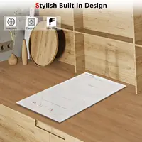 Индукционная варочная панель Cooksir, 2 конфорки с вилкой, встроенная, 3500 Вт, гибкая зона, управление направляющими, 9 уровней мощности, предохранительный замок — изображение 2