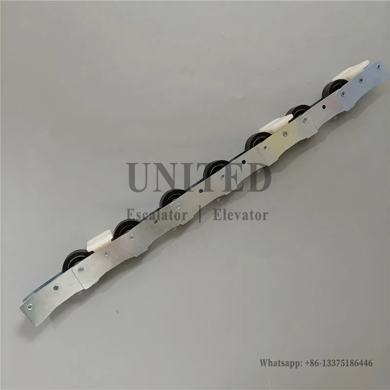 SEH498347 7 Rollers Escalator Newel Reversing Chain Escalator Spare Parts