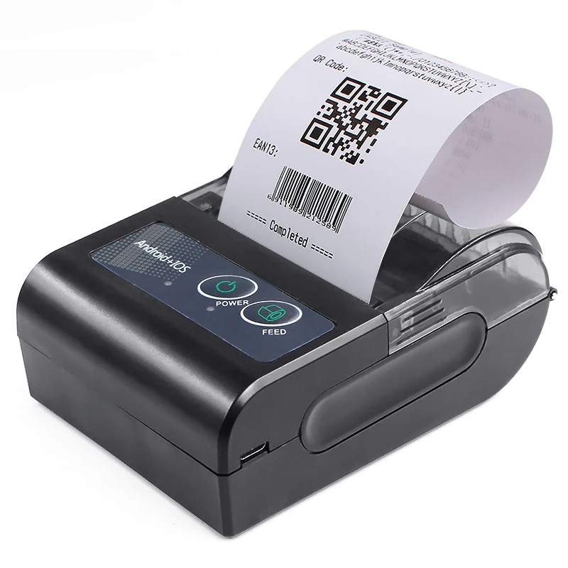 58mm Thermal Label Stickers Bluetooth Printer Express Restaurant