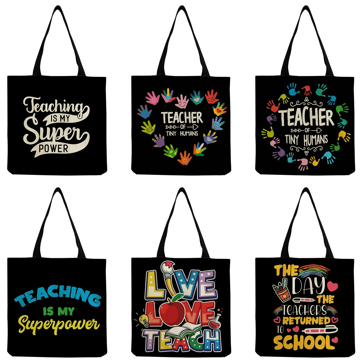 Bag Teacher Teacher Shoulder Bag Teacher Bag Shopper Bag Teacher