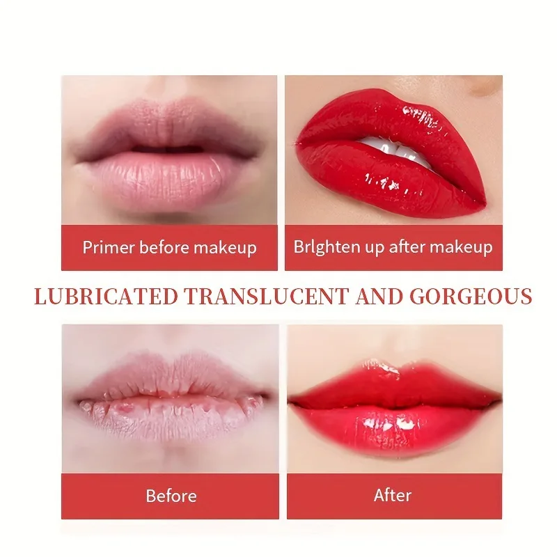 Long-Lasting Non-Stick Lip Stain, Peel-Off Lip Tint, Smudge-Proof and Non-Fading, Hydrating Lip Gloss for Vibrant and Durable 4