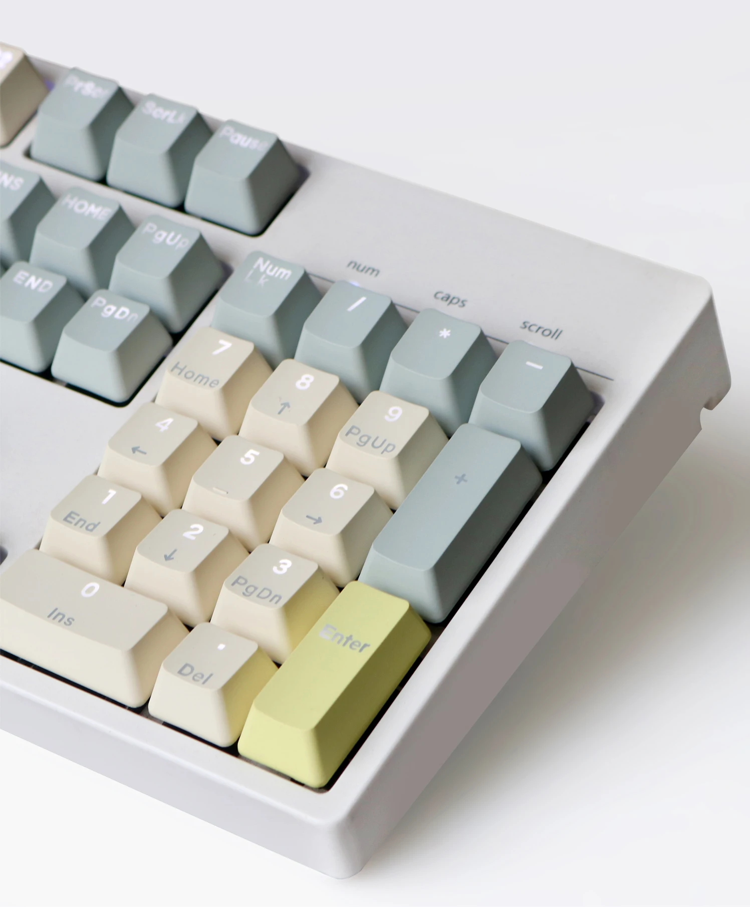 Canvas Translúcidas Keycaps para Teclado Mecânico, Side