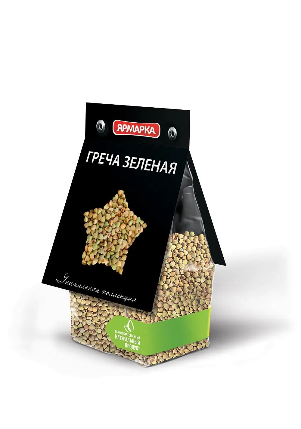 Упаковка 11 штук Греча ядрица зеленая Bravolli! 350г