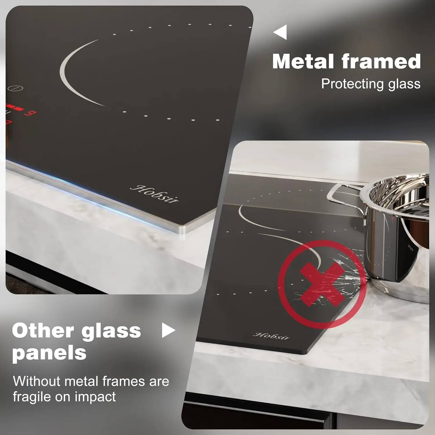 30 Inch Electric Cooktop with 5 Burners