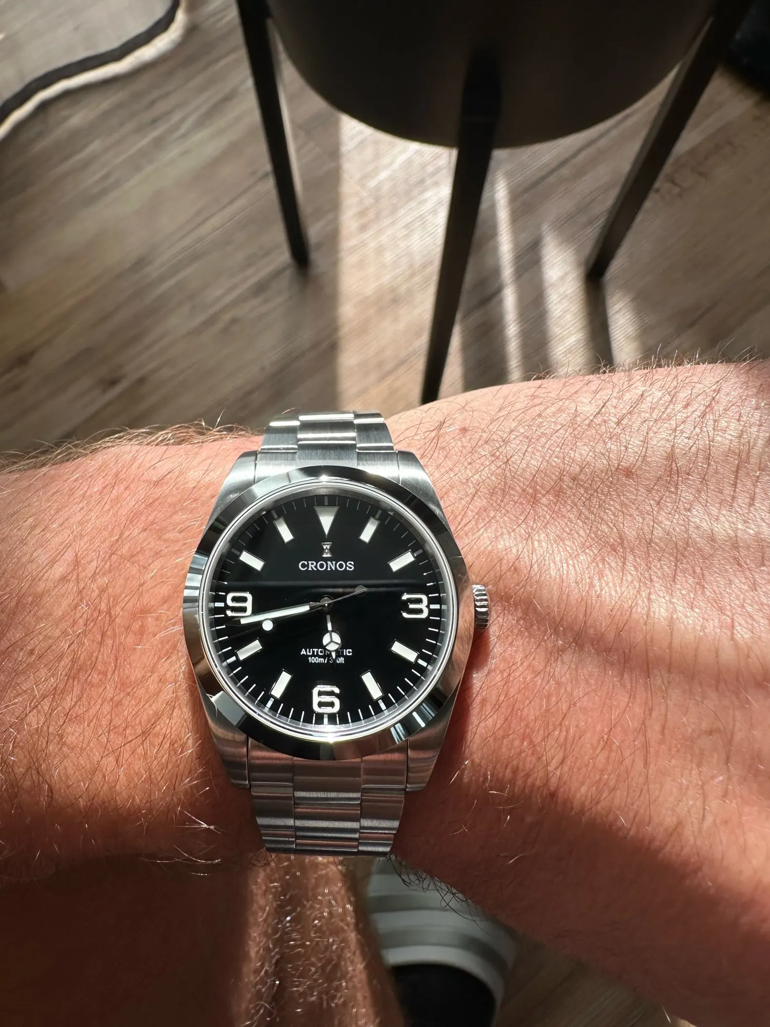 Cronos EX Diver Mechanical Men Watch 39mm Automatic PT5000