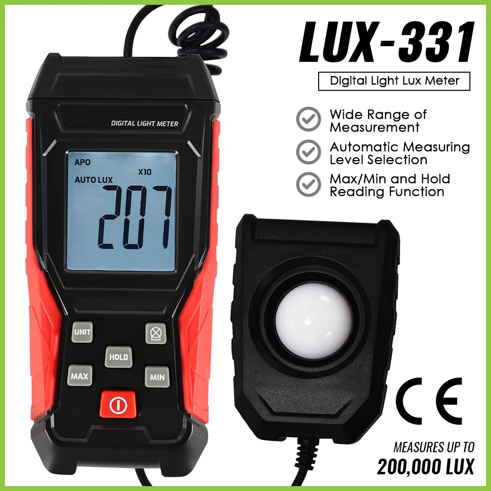 Digital-Light-Meter-Professional-Luxometer-Handheld-0-1-200000Lux-Range ...