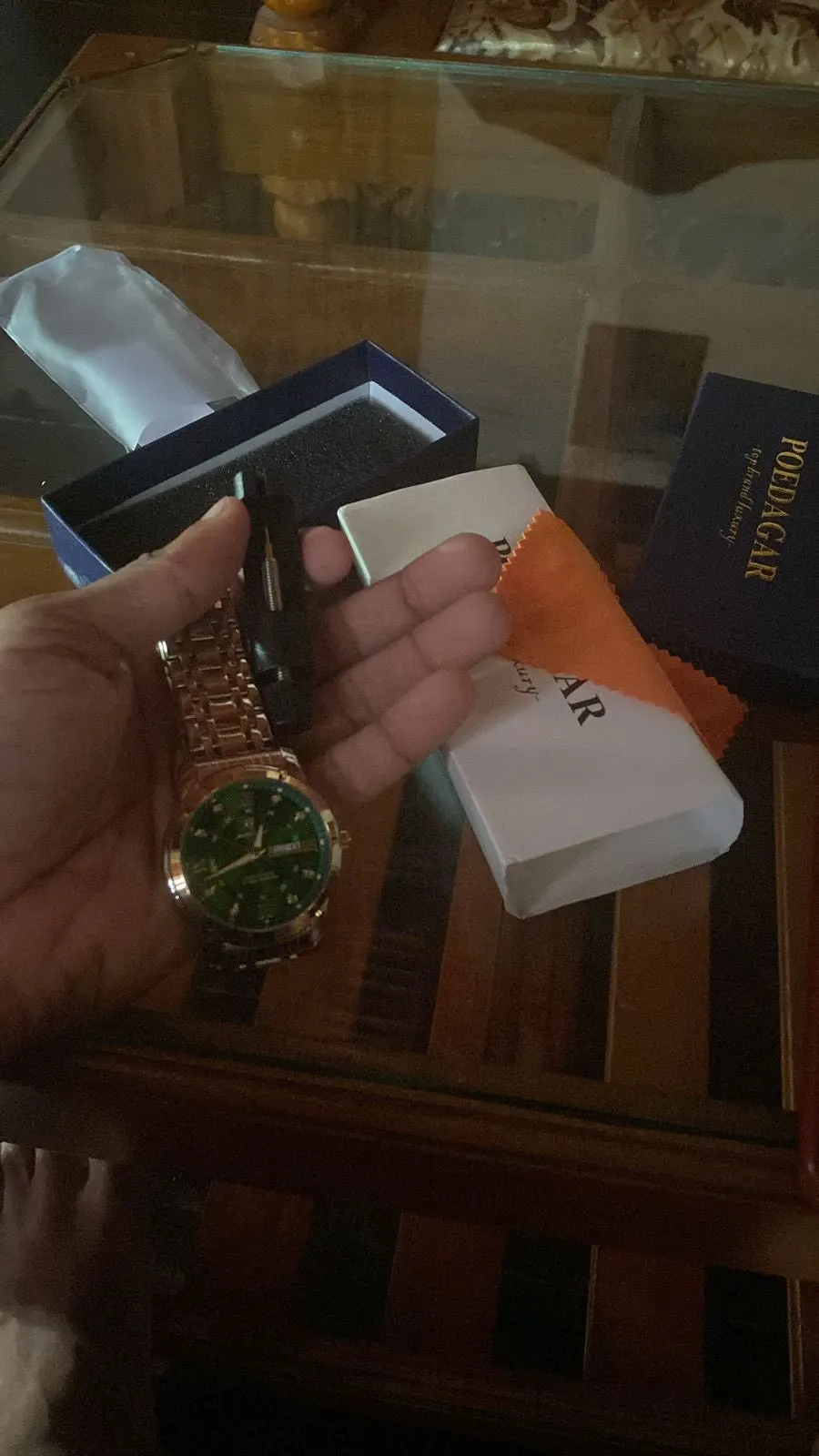 POEDAGAR Luxury Watch for Men photo review