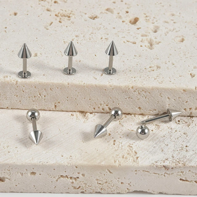 Lot De 4 Piercings De Nez Confortables En Acier Inoxydable