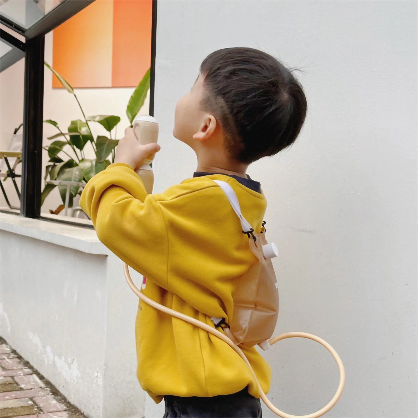 Children's Backpack Soft Bag Water Gun Toy for Kids Pistol Shooting Long Gun Water Play Blaster Summer Beach Fight 6