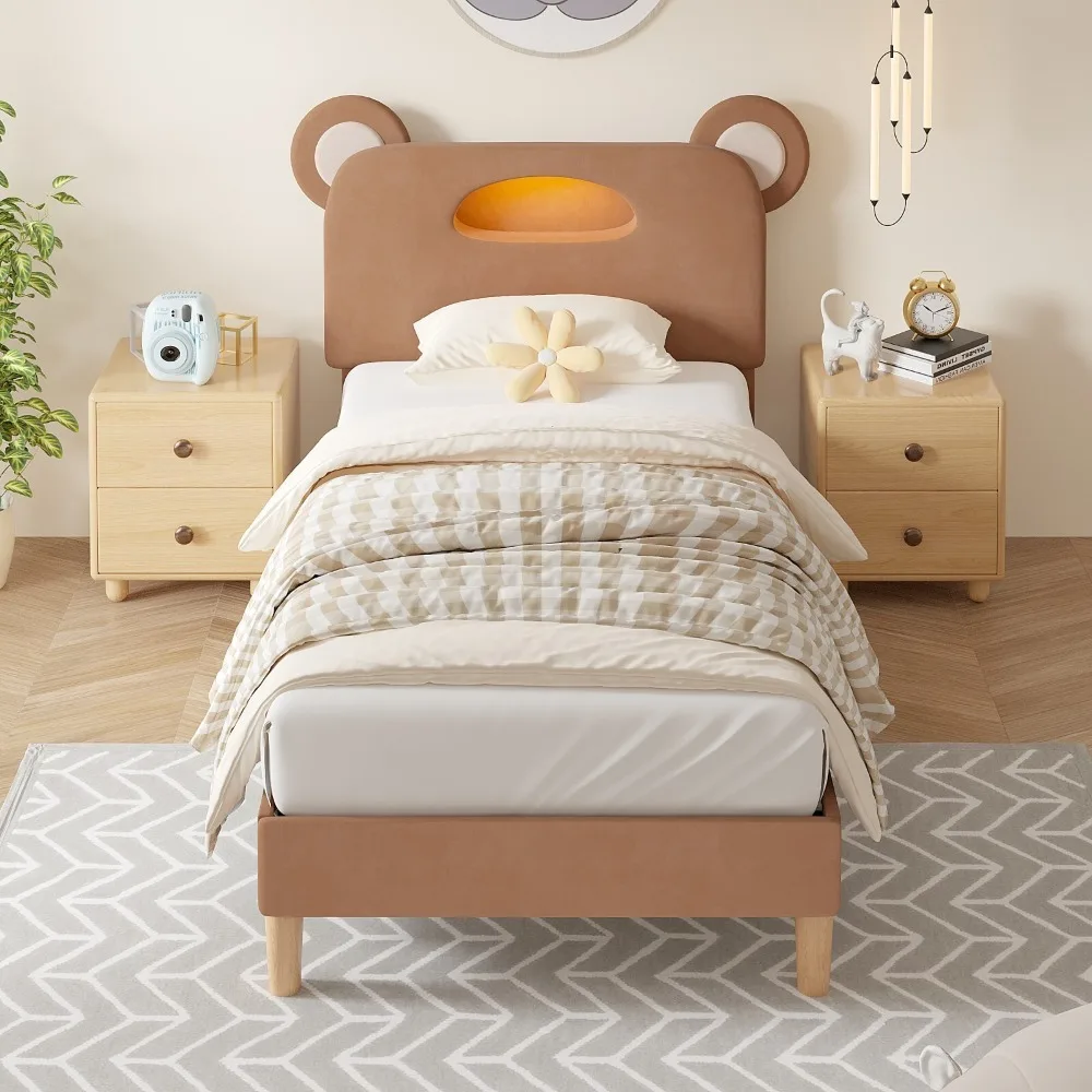 Cute Bear LED Bed 2