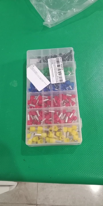 200-1900Pcs Electrical Tube Insulated Terminal VE Tubular Crimp Terminals Wire Cable Connector Ferrules Terminal Connectors photo review