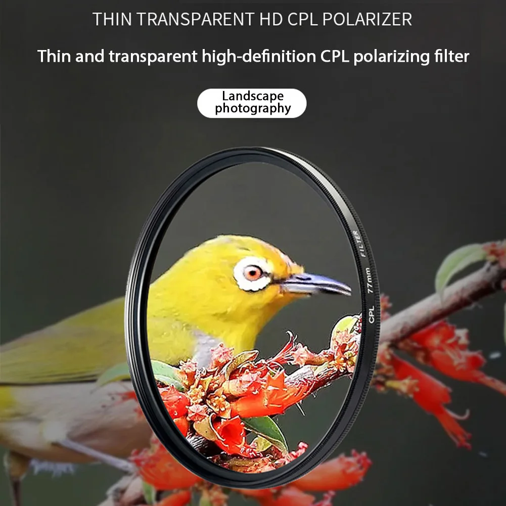 ERIKOLE CPL Circular Polarizing Filter-37-82 mm for Canon Nikon Sony etc camera len filters camera lens filter circular polarizing filter