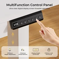 Electric Standing Desk with Drawers, Sit Stand up Desk, Height Adjustable Ergonomic Home Office Computer Desk 6