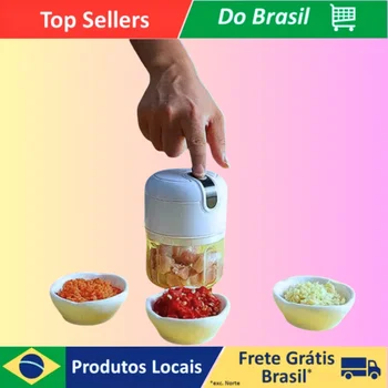 Mini Processador USB de Alimentos Elétrico Original 250ml Bivolt