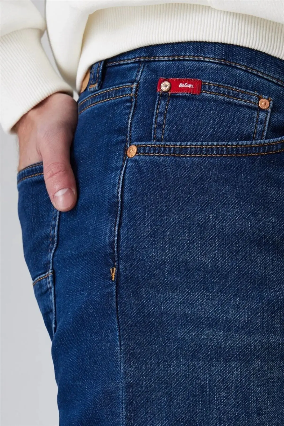 Lee Cooper Jeff Men's Jeans, Skinny Fit New Season Quality Denim Men Trausers, Casual Men Jeans Daily Comfort Tough