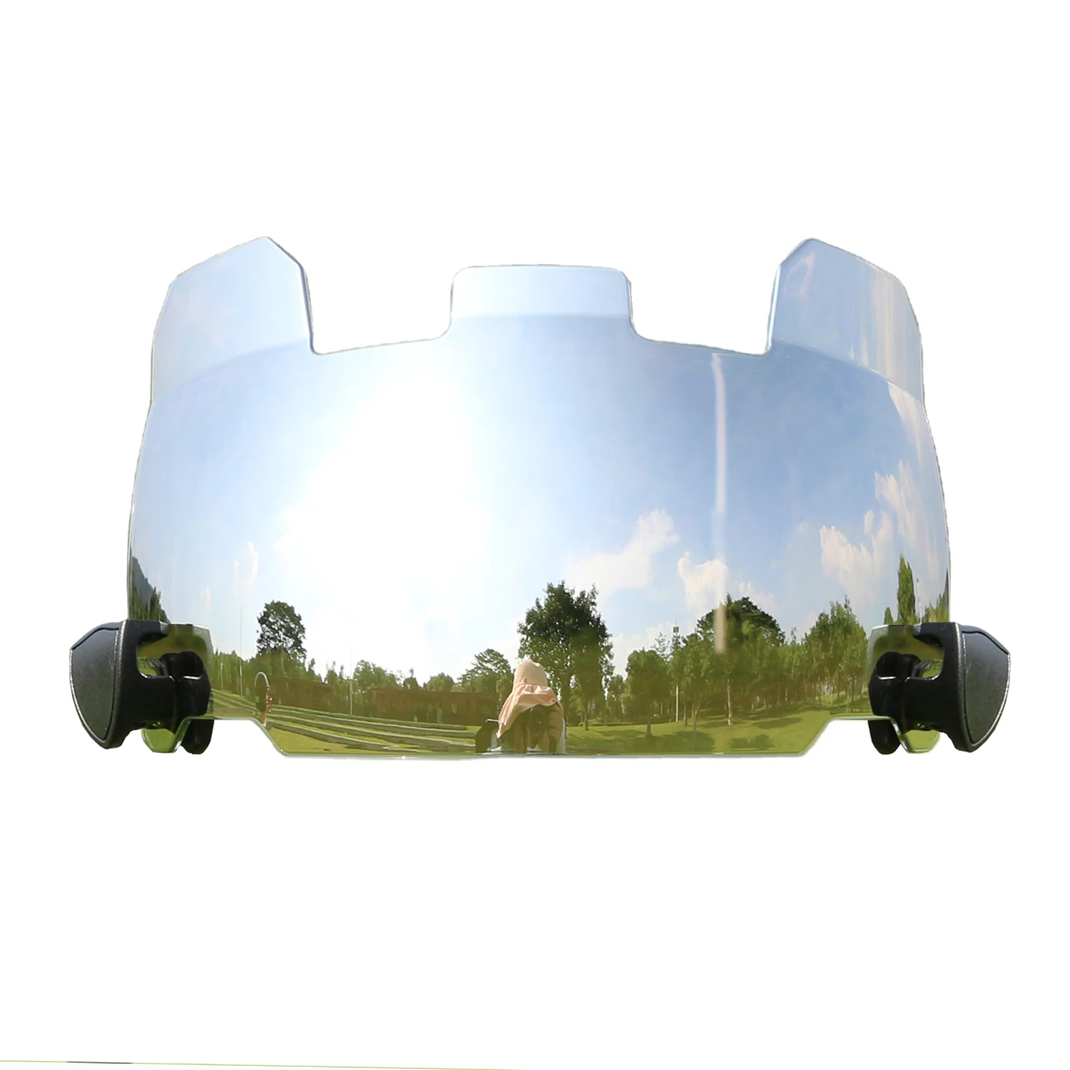 Football Visor Tinted Chrome American Football Visor With Clips