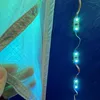 4 squareBig Triangle night LED delta kite  ever-changing 544 umbrella cloth delta kite with lights in high brightness with tails 3