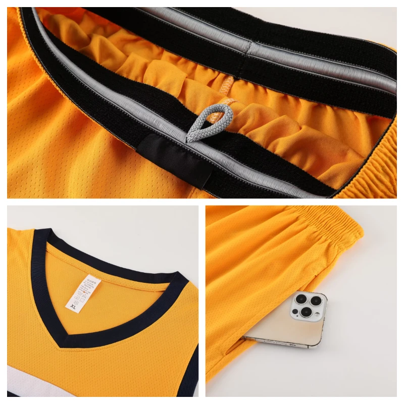 Basketball Jerseys Vest And Shorts Print Name Number Men Club Uniform Running Training Loose Jerseys Suits Tank Top