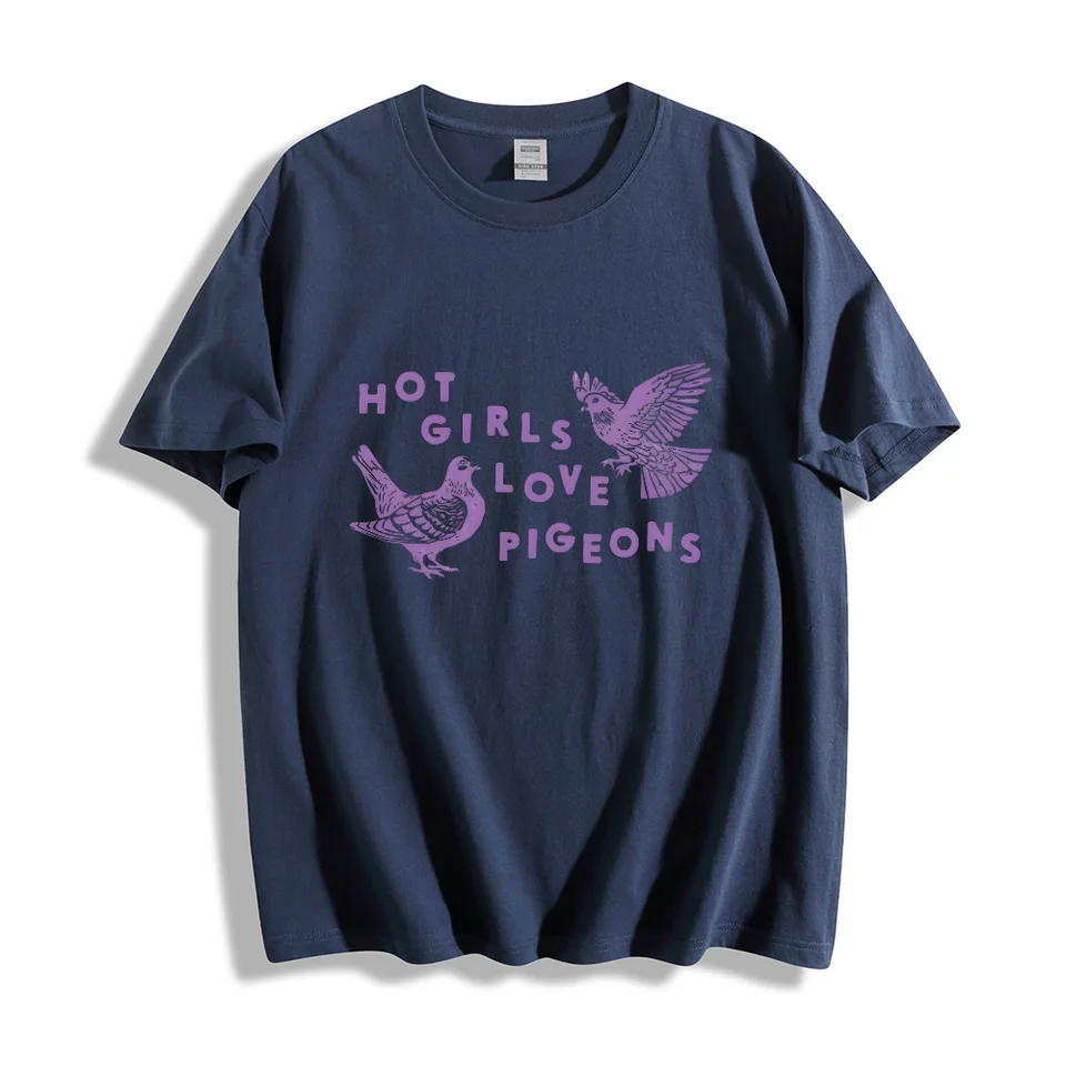 Dove Peace Purple Lines Graphic Tee for Women