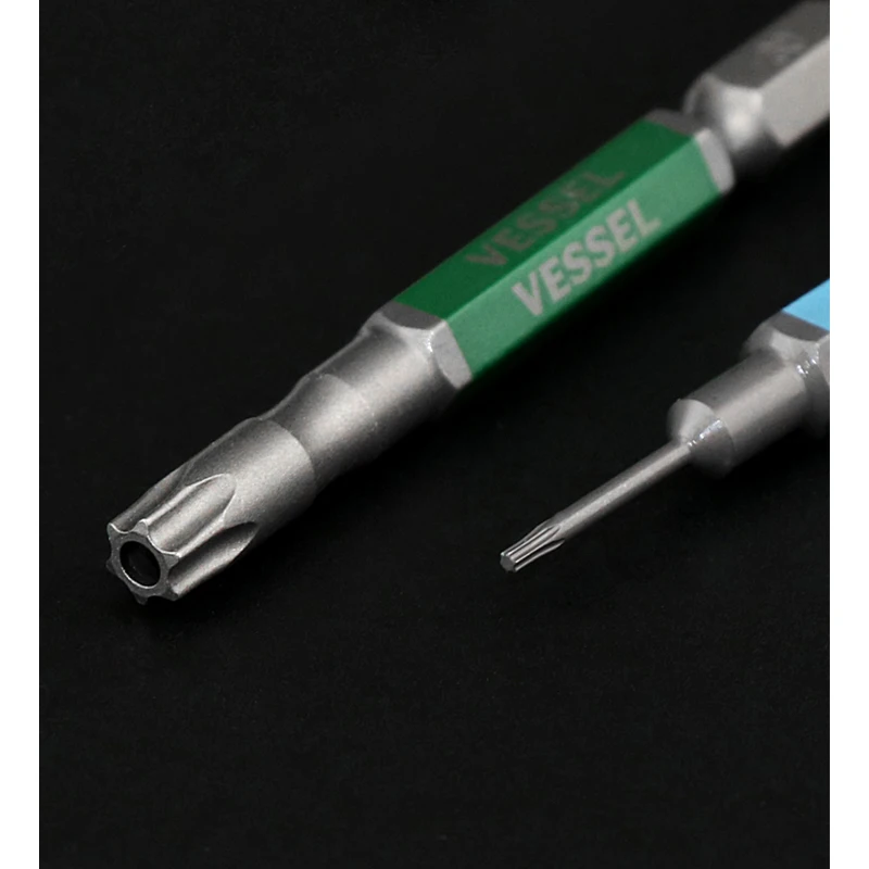 Vessel Torx Bit T30H X 65 Mm – 1 Stück, 40V, Magnetisch, Hergestellt In Japan Für Präzise Montagearbeiten