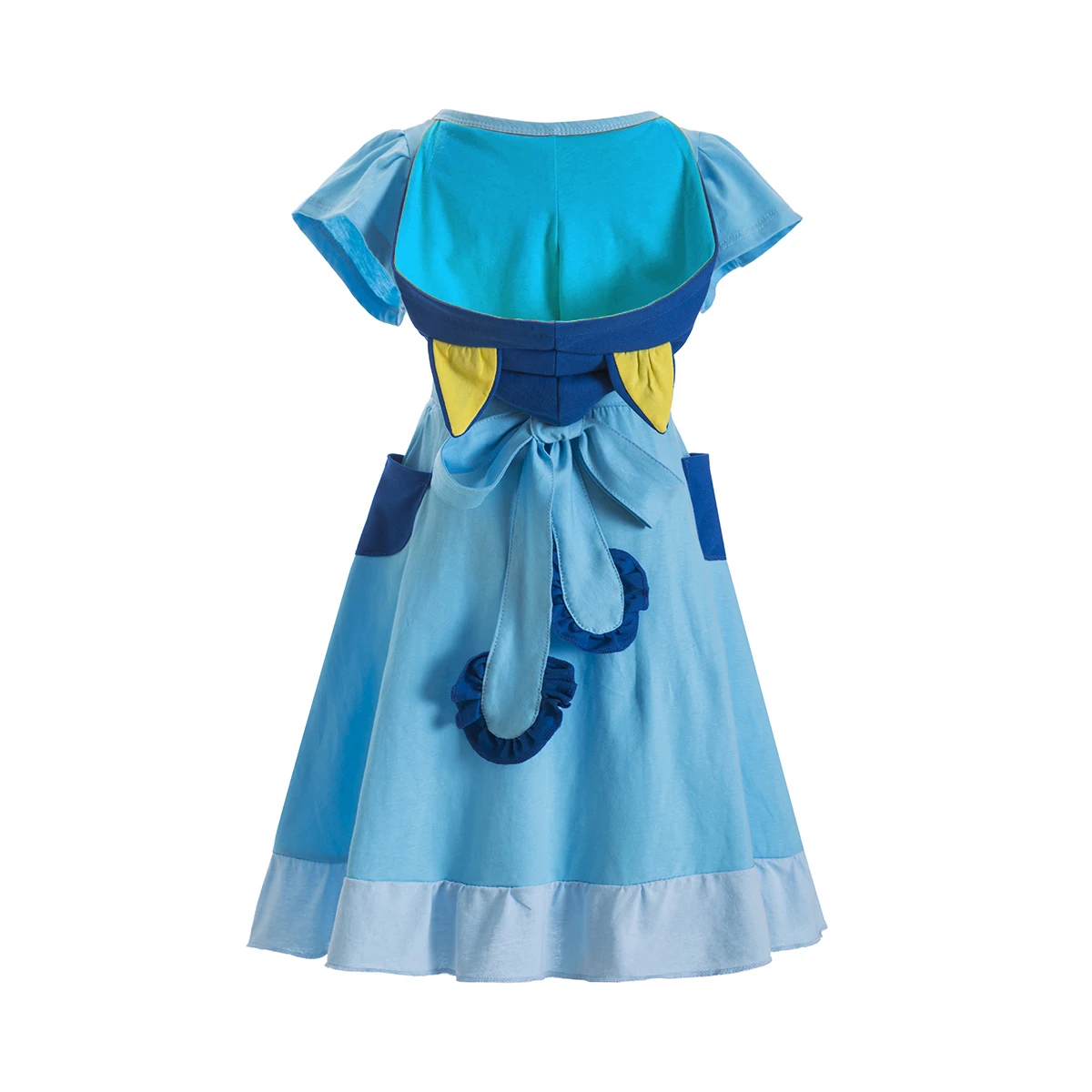 Blue Dog Kids costume Orange/Blue Heeler dresses dog family orange dog dress