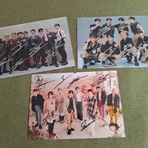 Hand Signed Stray Kids Autographed Maxident  Hand Signed Stray Kids Mini  Maxident - Cards & Invitations - Aliexpress