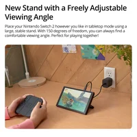 Nouvelle console de jeu Nintendo Switch 2 édition européenne NS2, console de jeu portable, écran tactile LCD de 7,9 pouces, stockage de 256 Go, design magnétique, fréquence d'images jusqu'à 120 ips, résolution 4K 4