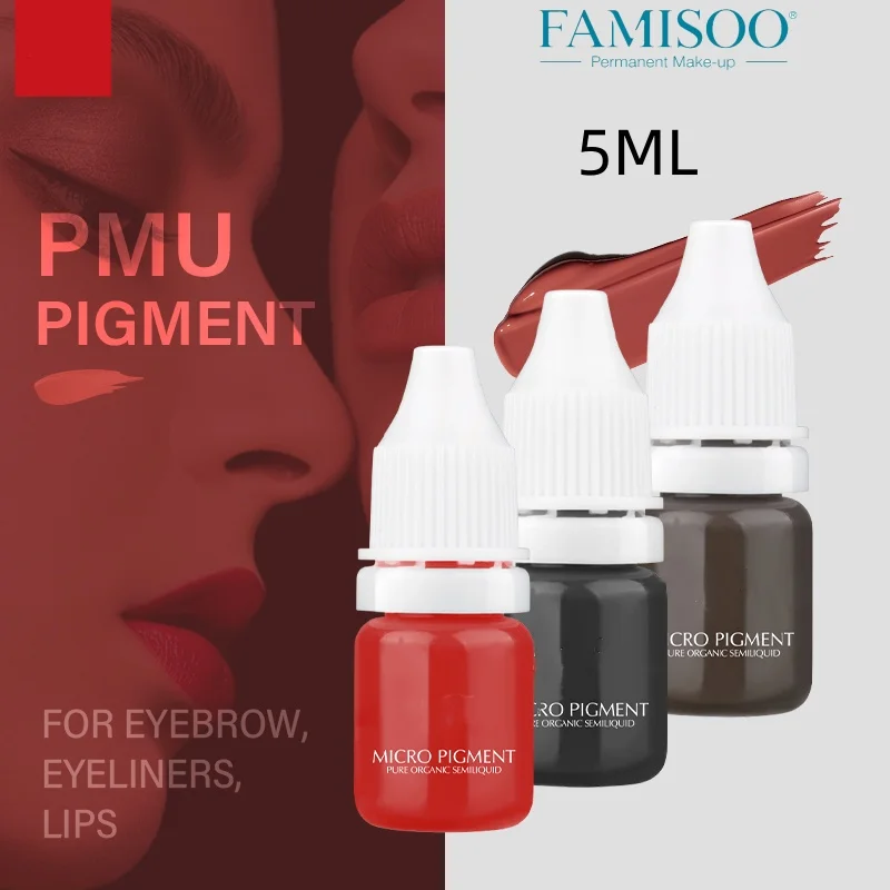 FAMISOO Professional eye micropigmentation pigments for eye primer tattoo eyeliner fine eyeliner semi continental