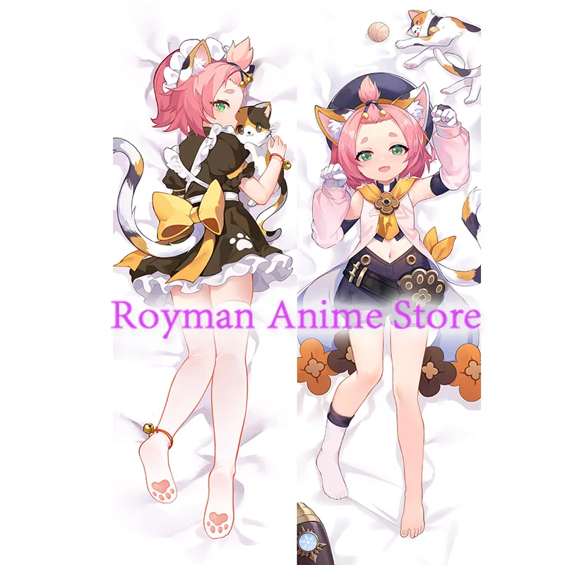 

Двусторонняя наволочка для подушки Dakimakura Diona Genshin Impact Anime