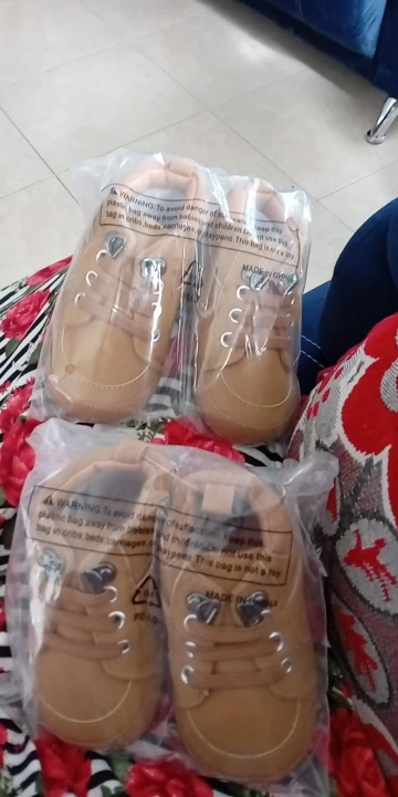 Meckior Baby Boy Sneakers Newborn PU Leather Infant Casual Girl Shoes Soft Sole Anti-slip Toddler First Walkers Crib Shoes photo review