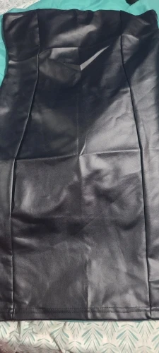 Elegant Black Strapless Bodycon Mini - Perfect Party Dress photo review