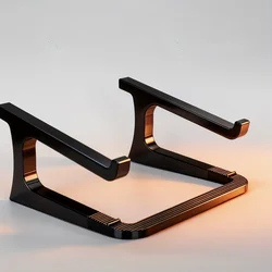 Ergonomic Detachable Laptop Stand with Enhanced Cooling (Black)