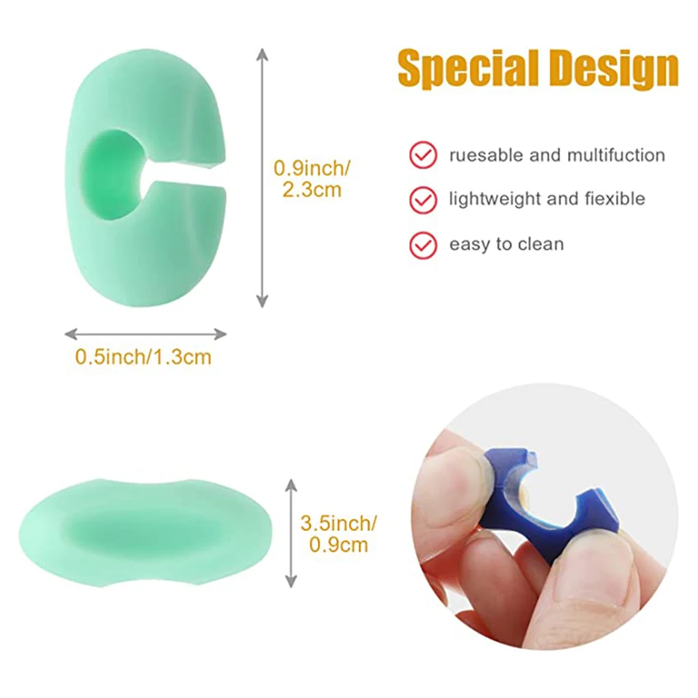 Wine Glass Marker Silicone Wine Glass Marker Drink Bottle Cup Goblet Label Reusable Mug Marking Tag Recognizer Identification Color Random 36PCS