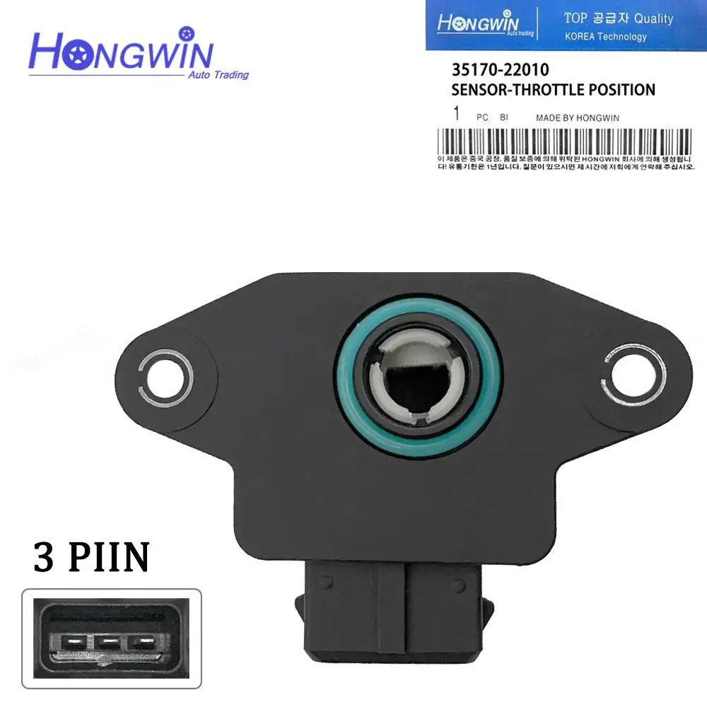 Throttle repair kit 35170 22010 TPS Sensor Throttle Position Sensor Fits Hyundai Elantra Tiburon Coupe Accent SAAB VOLVO 1993-2001 3517023000