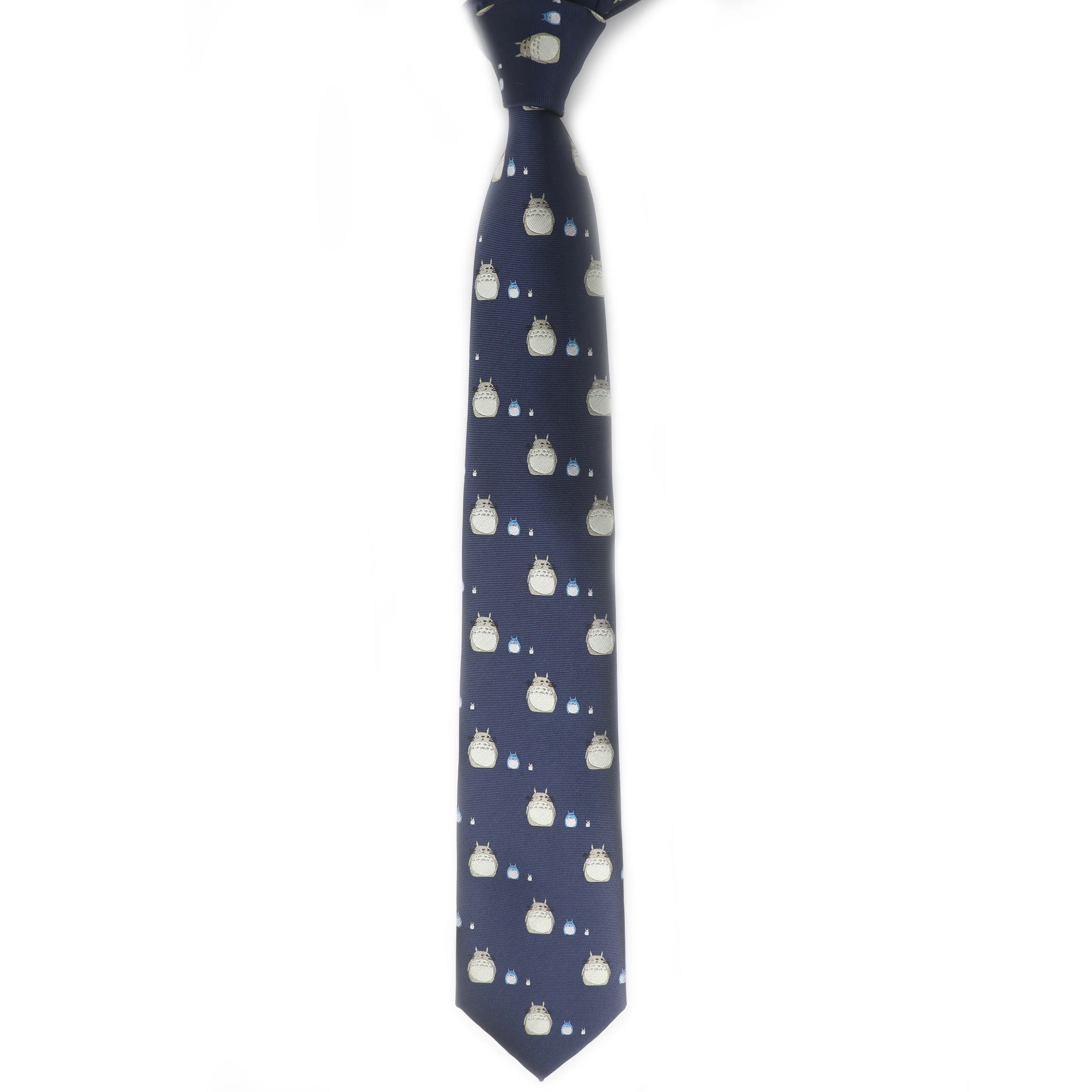 Comic Anime Movie Character Manga Theme Animal Pattern Tie Men Necktie
