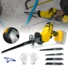 Reciprocating Saw for Dewalt 20V Battery 0-3000SPM Variable Speed with 4 Saw Blades Metal Wood Cutting Saber Saw (No Battery) 1