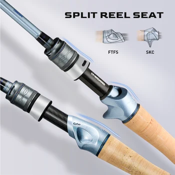 HANDING Miracle BFS Fishing Rod 90g Lightweight Fishing Rod 40T Carbon Blanks Casting Rods FUJI® A Guides High Sensitive Rod 3