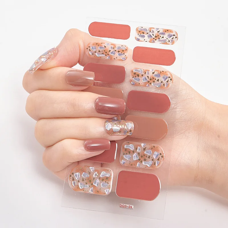 20 Vibrant Colors Nail Wraps Full Cover Nail Stickers for a Unique Nail Art Look 3