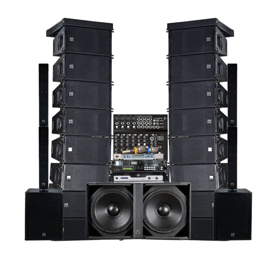 Line array altoparlanti apparecchiature audio professionali Passive Dj sistema audio da 12 pollici configurazione completa