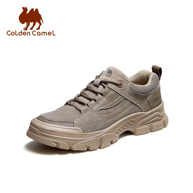 Мужская Обувь Camel | Men Leather Walking Shoes Camel - Leather Casual ...