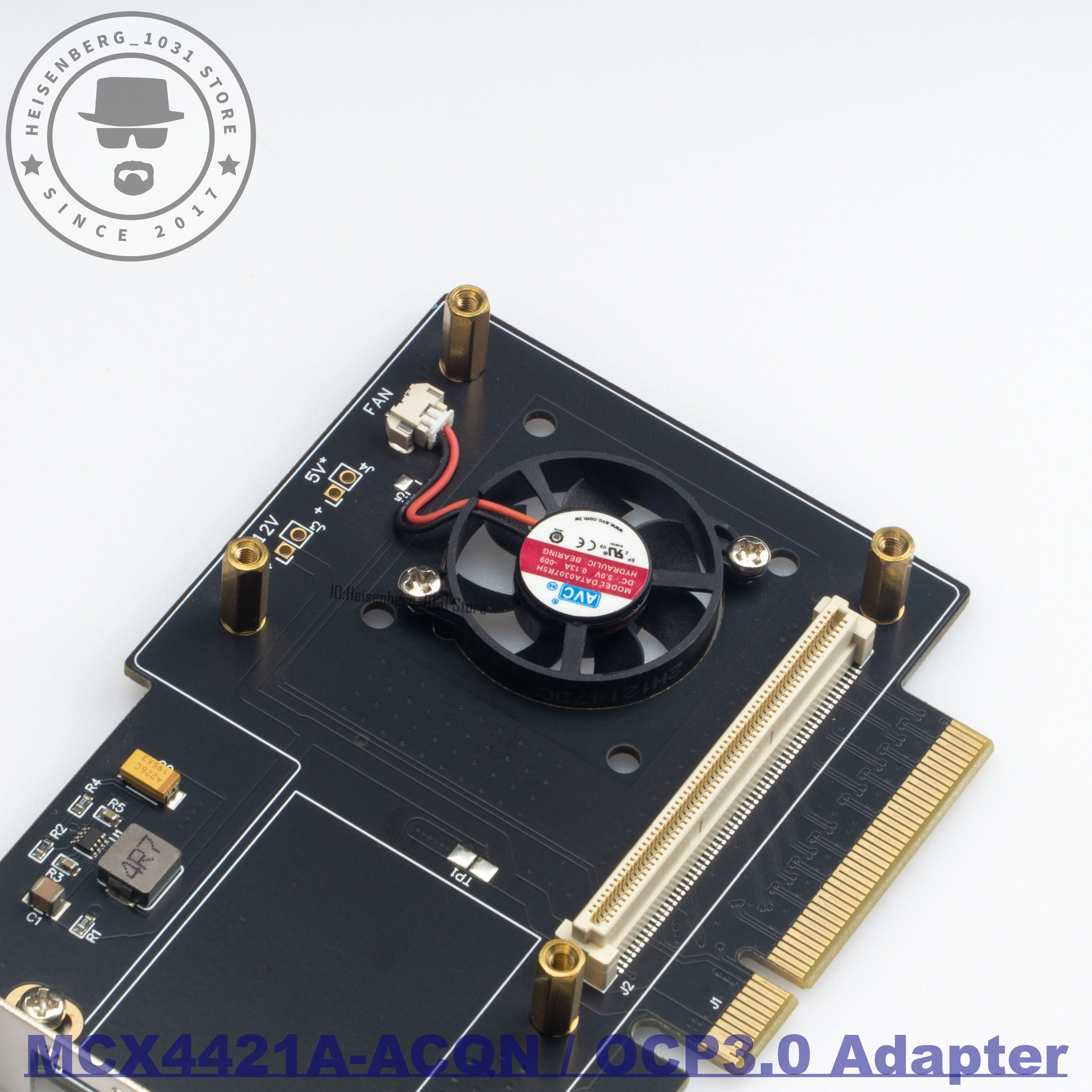MCX4421A-ACQN 멜라녹스 ConnectX-4 Lx 25G 듀얼 포트 SFP28 OCP3.0 NIC + PCIe 어댑터 키트 (서버, 홈랩용)