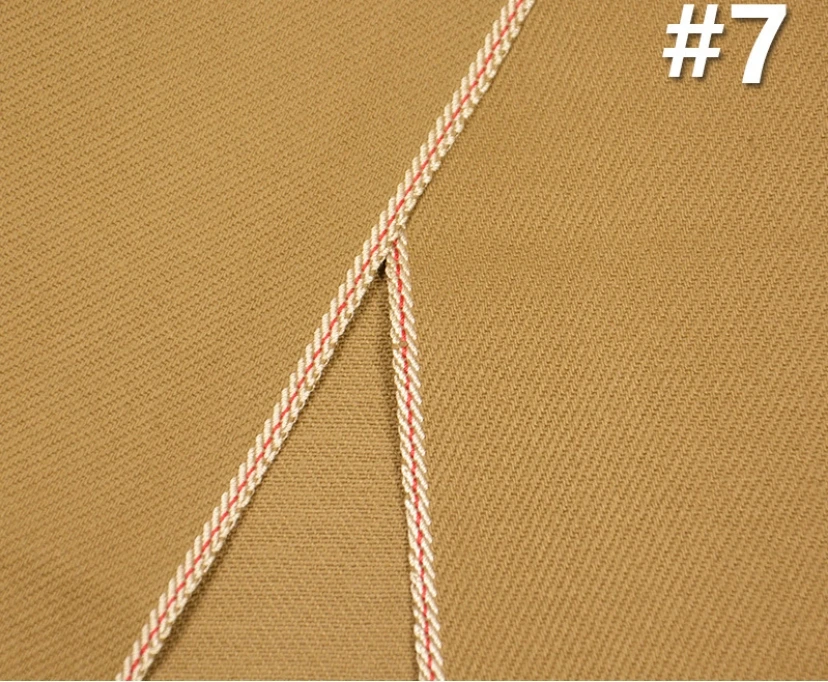 11 oz ArmyGreen Selvedge Denim Fabric Premium Selvage Jeans Cloth Manufacturers Denim Material Supplier W181318