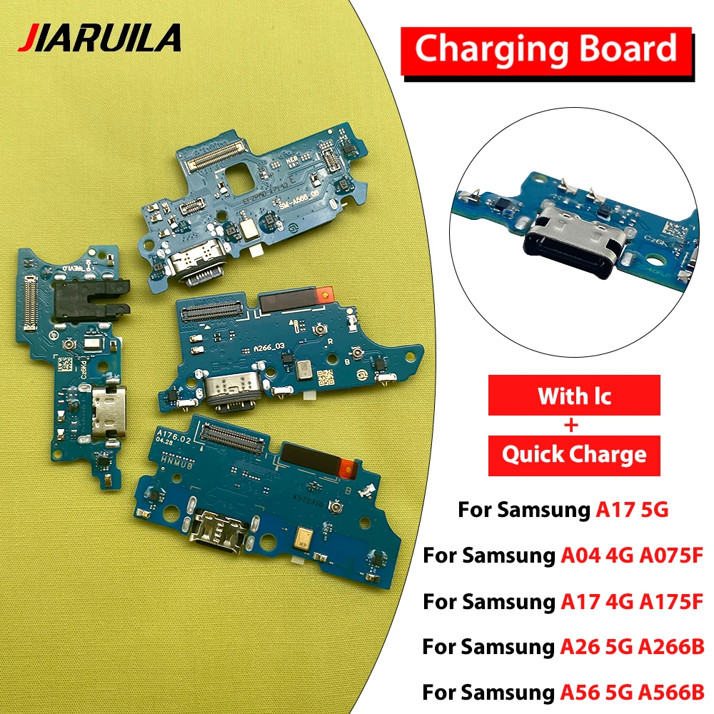 삼성 A17 5G 4G A07 4G A075F A26 5G A266B A56 5G A566B용 USB 충전기 충전 도크 포트 커넥터 플렉스 케이블 1개