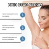 Permanent Hair Inhibiting Serum Stop Hair Growth Body Underarm Legs Arm Moisturize Wh-itening Powerful Painless Depilatory Serum 5
