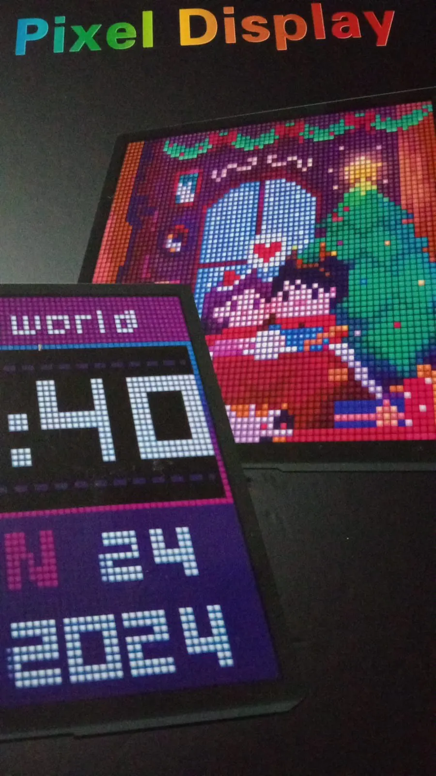 Smart LED Pixel Matrix Display: Bluetooth, 64x64 RGB, DIY photo review