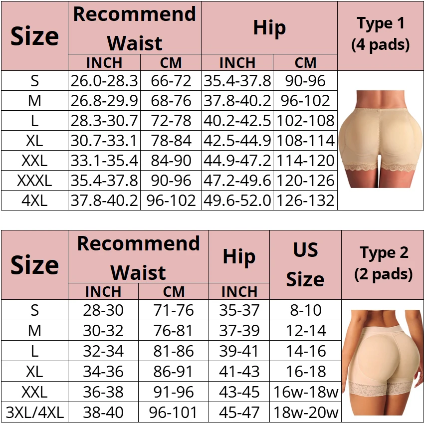 Women Hips Size