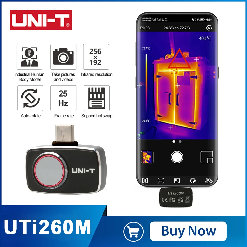 UNIT UTi260M Thermal Camera for Android Type C Mobile Phone Infrared
