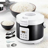 Cuisinière à riz 3L pour voiture et maison, 12-24V, cuisinière à riz pour voiture et camion, cuisinières à riz électriques portables 1